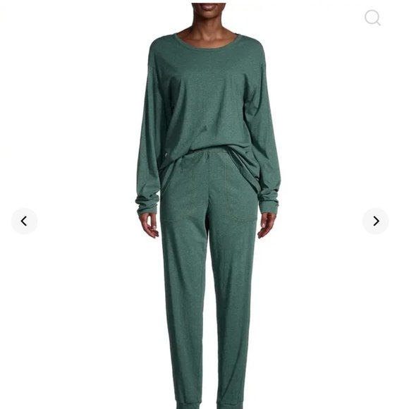 Cassandra Long PJ Set in "Spruce" - Picture 1 of 2